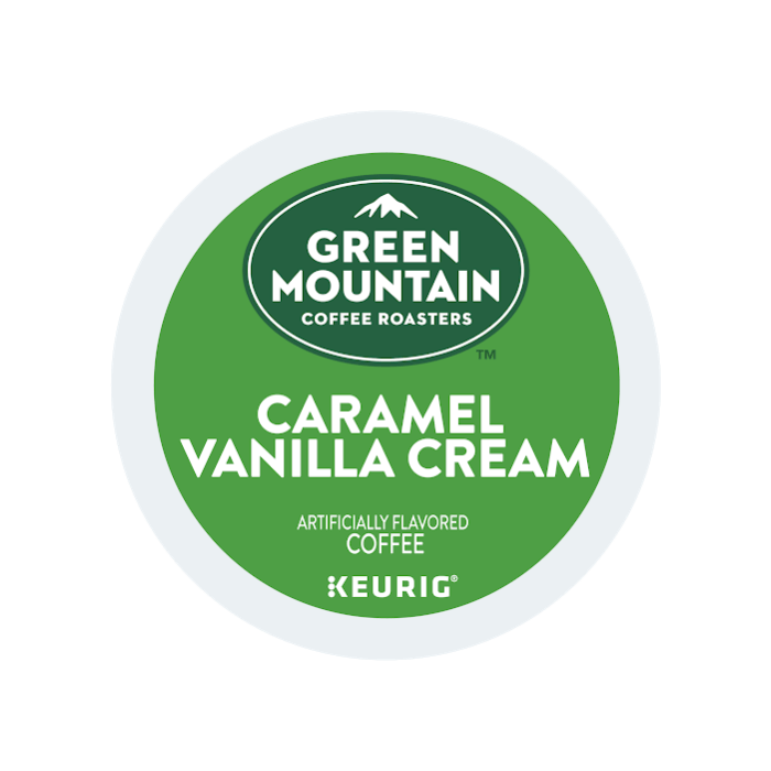 Caramel Vanilla Cream K-Cup® Coffee lid