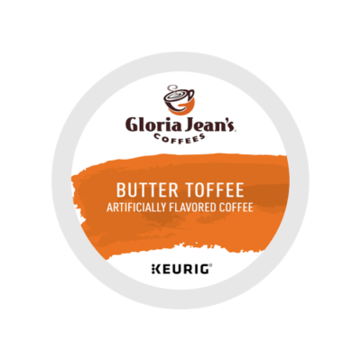 butter toffee coffee k cups lid