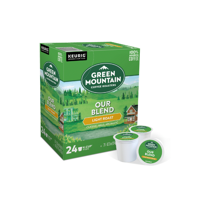 Green Mountain Our Blend k-cups box of 24