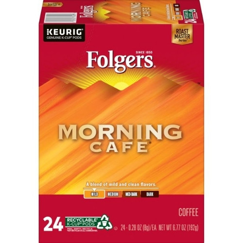 folgers morning cafe kcups box of 24