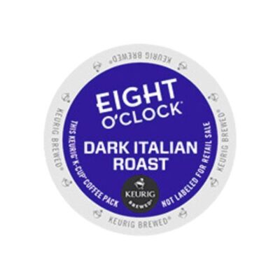 eight oclock dark italian roast kcup lid