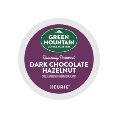 dark chocolate hazelnut kcup coffee lid