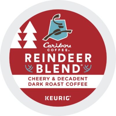 reindeer blend keurig kcup coffee lid